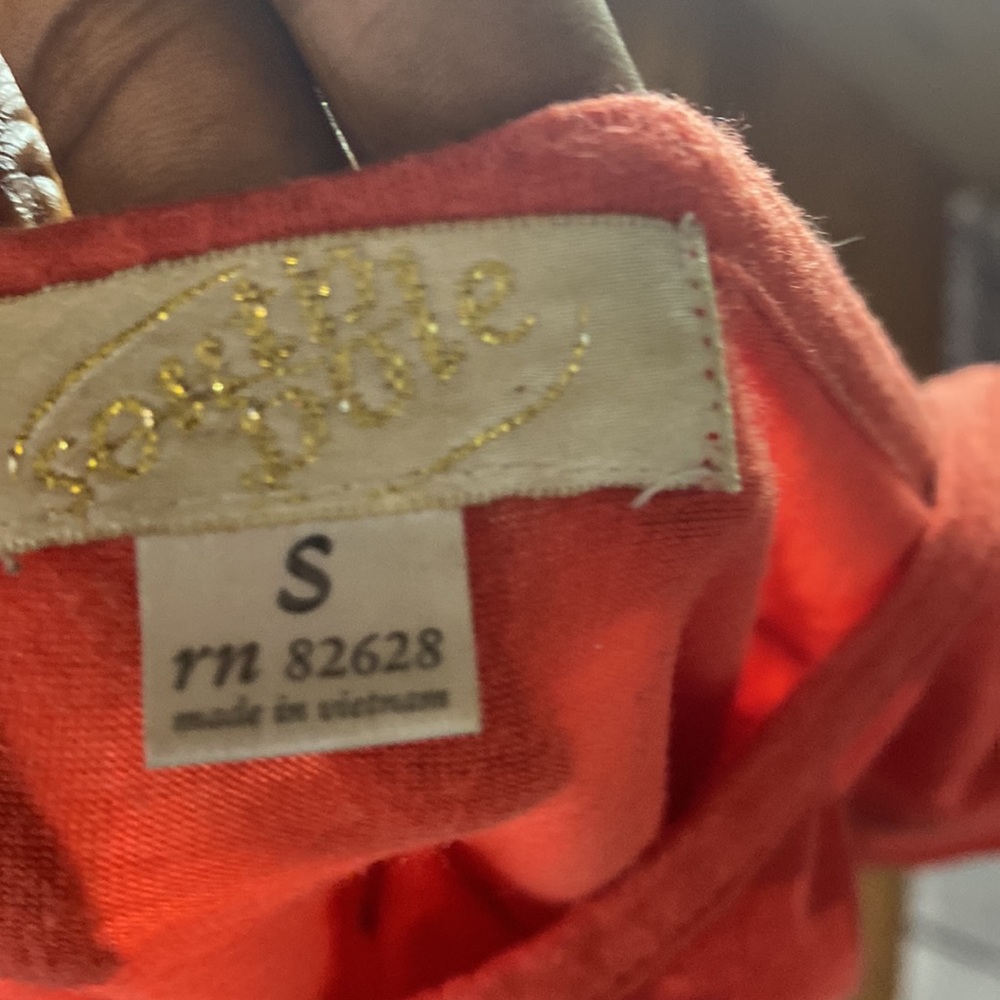 South Pole red ruffle sleeves, & gold t-shirt - Picture 6 of 6